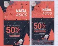 ASICS: KEY VISUAL E BANNERS NATAL 